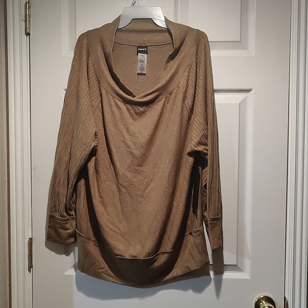 Olive green Mono b off shoulder top